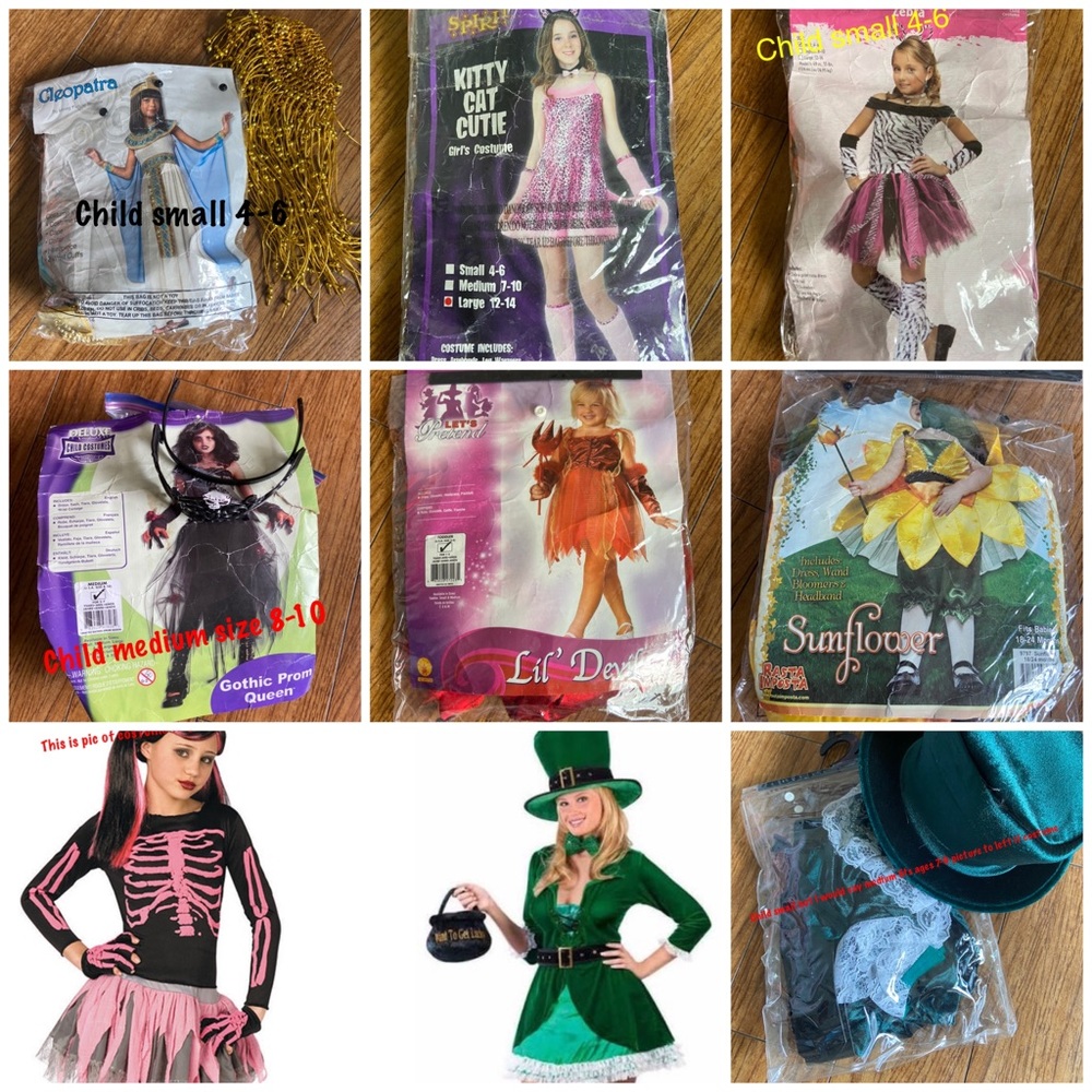 Girls Halloween costumes